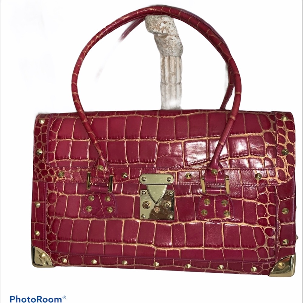 Nwt  Nordstrom fuchsia hard bag🌹